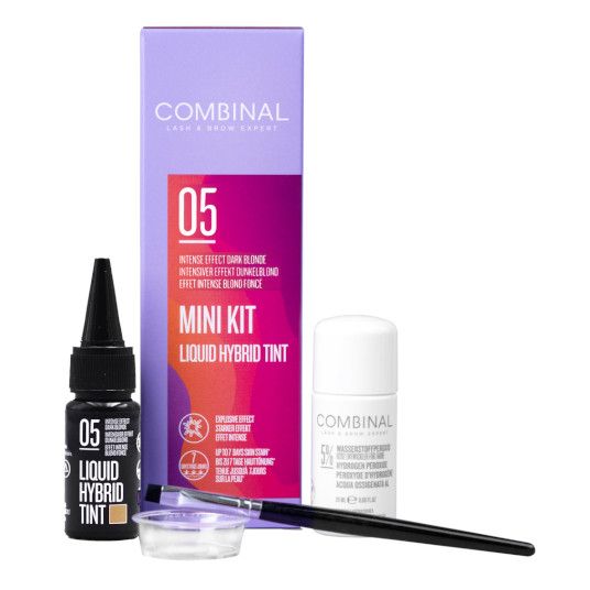 Mini Hybride Wenkbrauwverfset Blond Combinal
